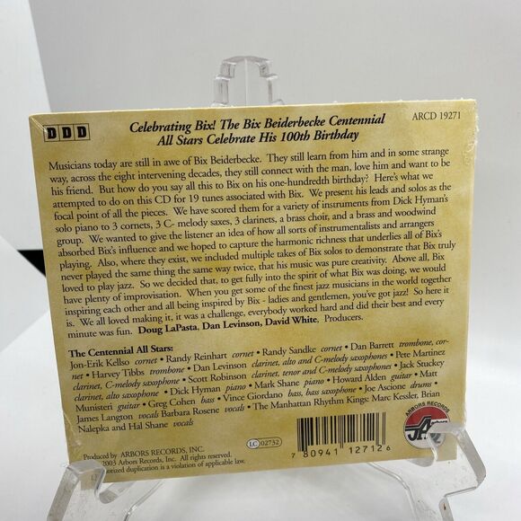 New CELEBRATING BIX - Bix Centennial All Stars Celebrate His 100th Birthday CD - Picture 6 of 6